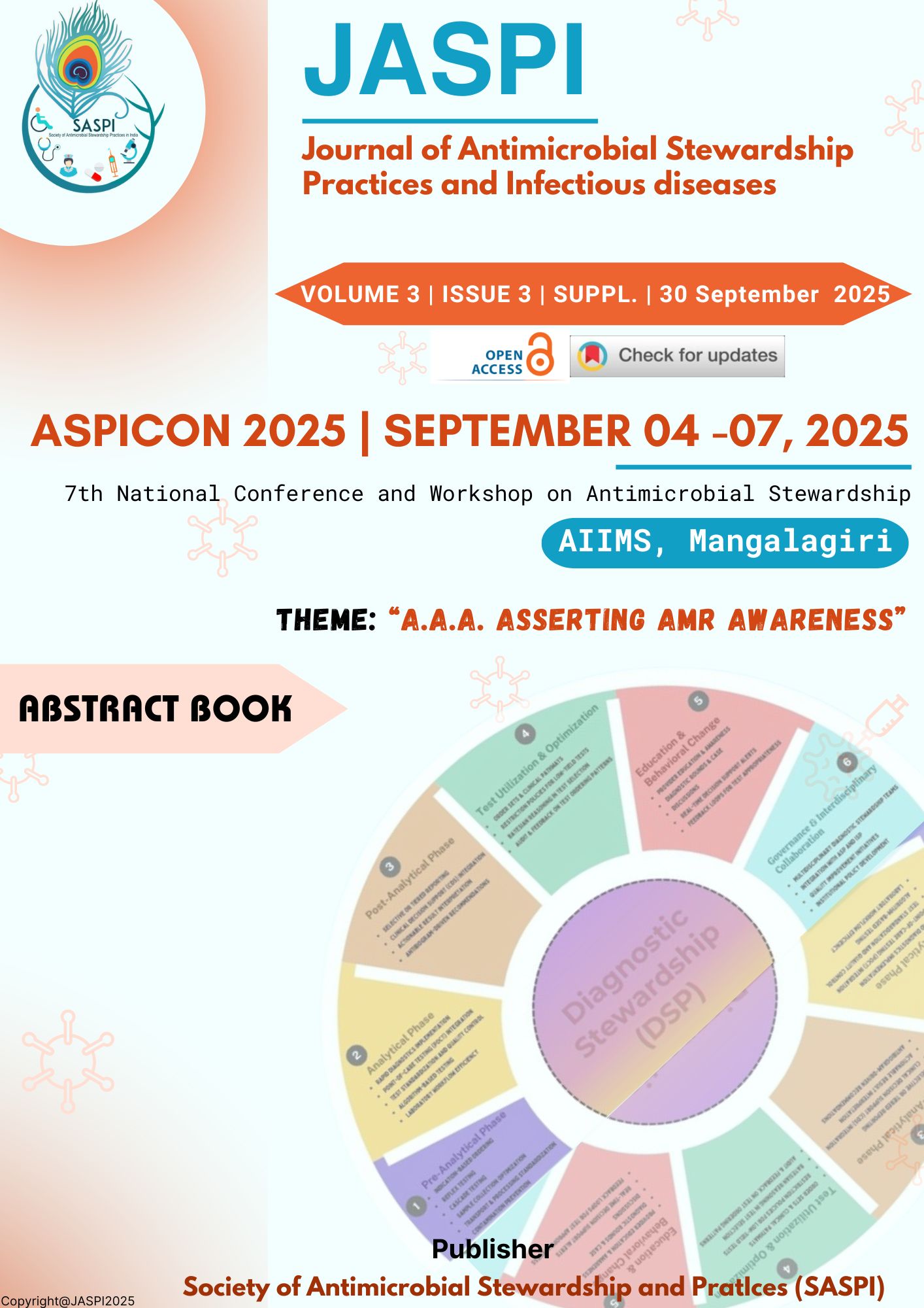 ASPICON 2025 ABSTRACT BOOK - Journal of Antimicrobial Stewardship Practices  and Infectious Diseases